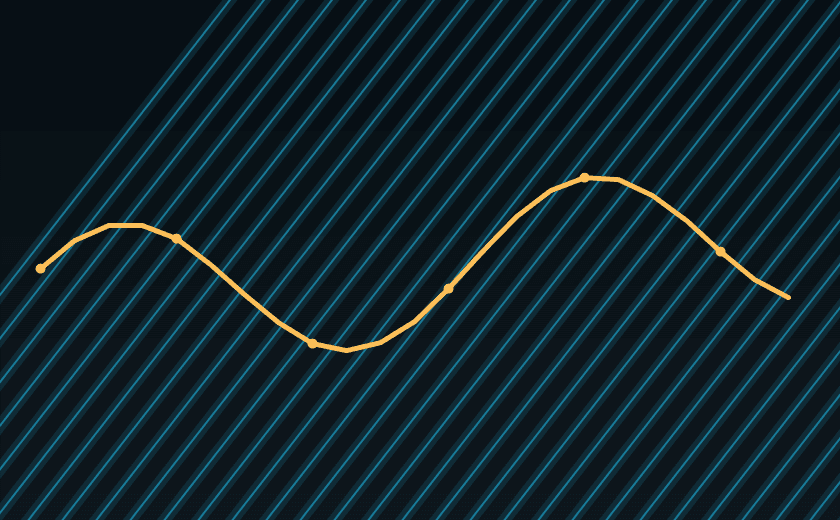 Glowing capital rail chart crossing blue infrastructure lines.