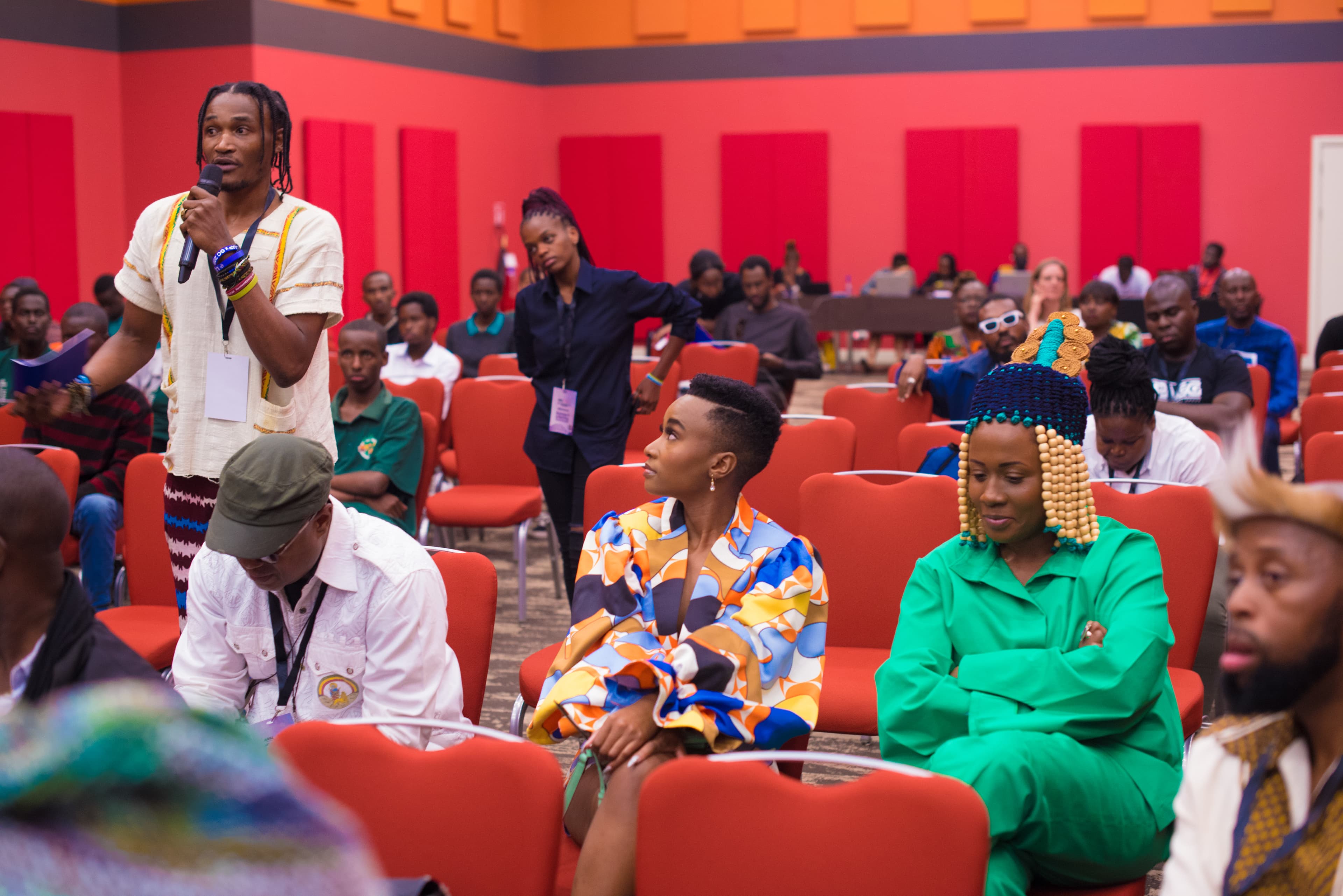 Conference graphic for building African technology ecosystems for youth ambitions in STEAM.