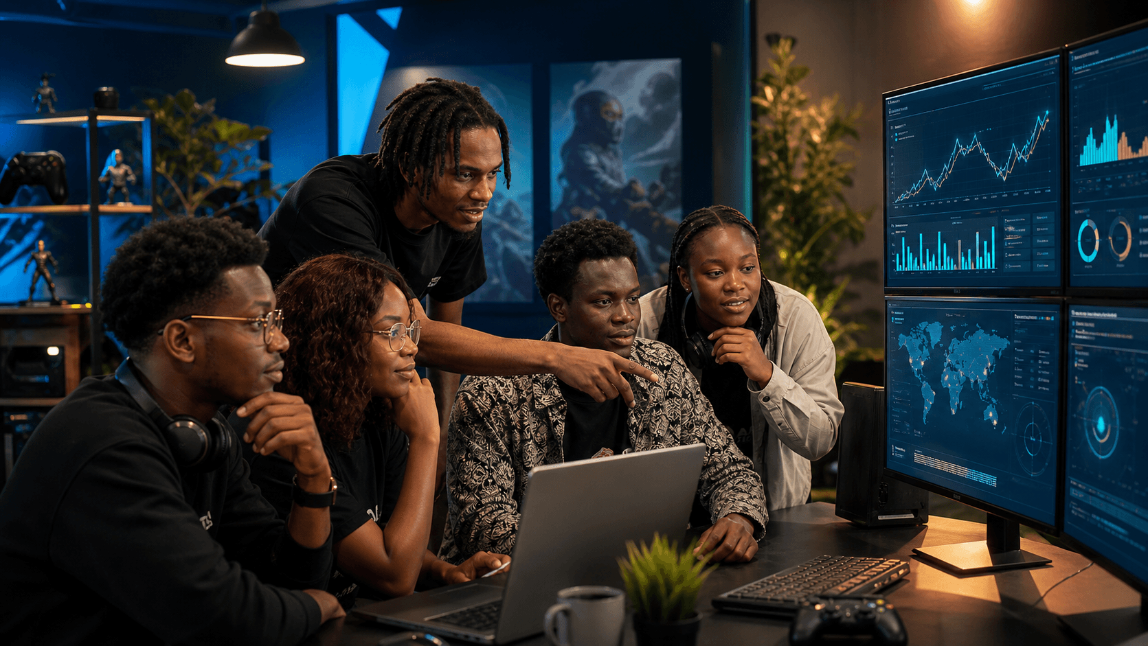 Creative technology command room